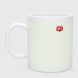 Кружка керамическая Никакой любви, цвет: фосфор