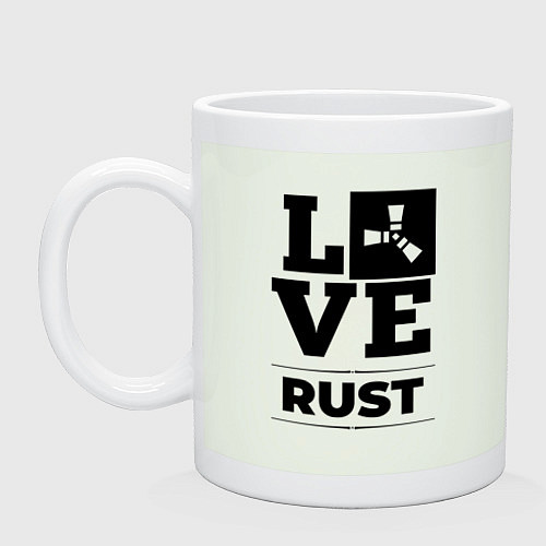 Кружка Rust love classic / Фосфор – фото 1