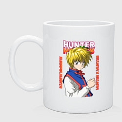 Кружка керамическая Курапика Курута, цвет: белый