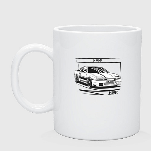 Кружка Toyota Supra MK3 / Белый – фото 1