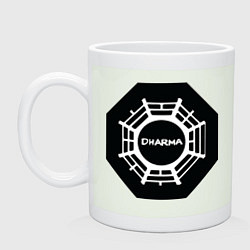 Кружка керамическая Dharma, цвет: фосфор