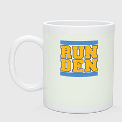 Кружка керамическая Run Denver Nuggets, цвет: фосфор