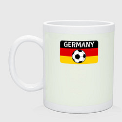 Кружка керамическая Football Germany, цвет: фосфор