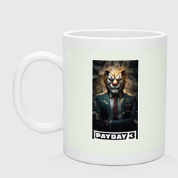 Кружка керамическая Lion payday 3, цвет: фосфор