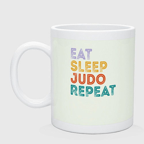 Кружка Еда сон дзюдо / Фосфор – фото 1