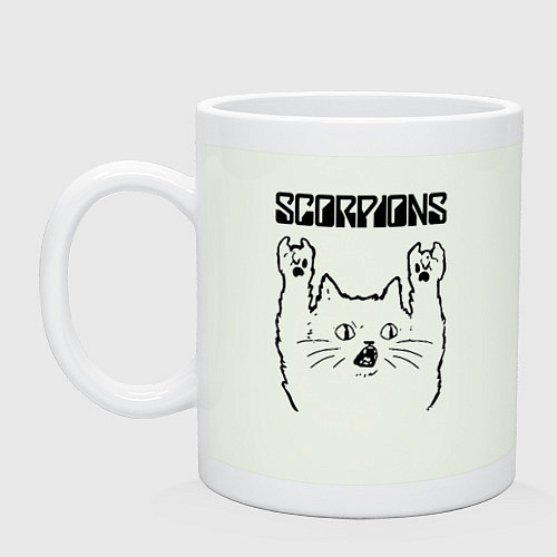 Кружка Scorpions - rock cat / Фосфор – фото 1
