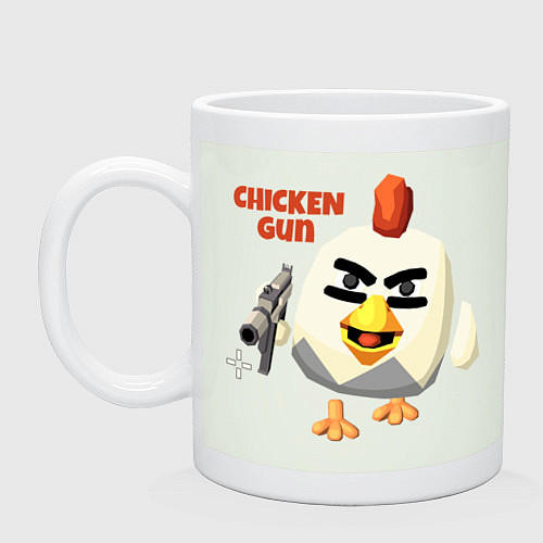 Кружка Chicken Gun злой / Фосфор – фото 1