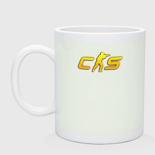Кружка CS2 yellow logo / Фосфор – фото 1