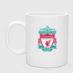 Кружка керамическая Liverpool fc sport collection, цвет: белый