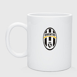 Кружка керамическая Juventus sport fc, цвет: белый