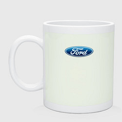 Кружка керамическая Ford usa auto brend, цвет: фосфор