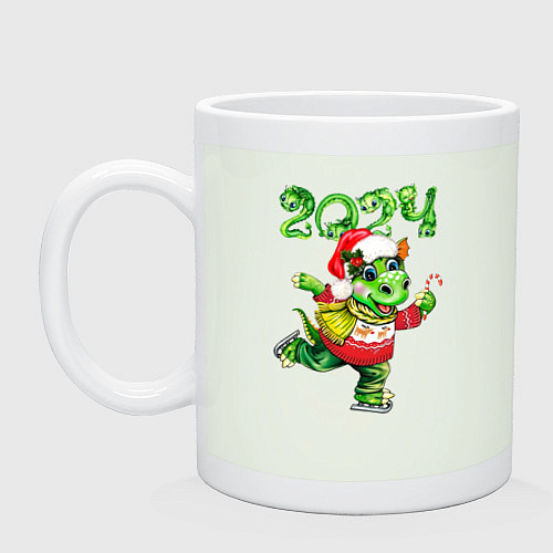 Кружка Новогодний дракон 2024 / Фосфор – фото 1