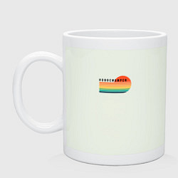 Кружка керамическая Новосибирск ретро, цвет: фосфор
