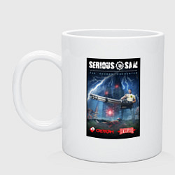 Кружка керамическая Serious Sam 1 - second encounter, цвет: белый