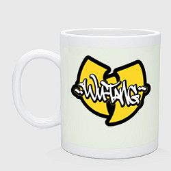 Кружка керамическая Wu tang - logo, цвет: фосфор