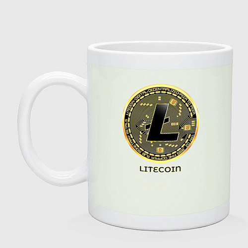 Кружка Litecoin крипта / Фосфор – фото 1