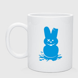 Кружка керамическая Blue bunny, цвет: белый