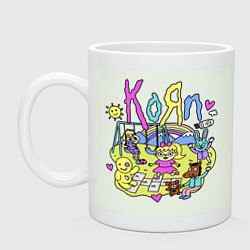 Кружка керамическая Korn - childs, цвет: фосфор