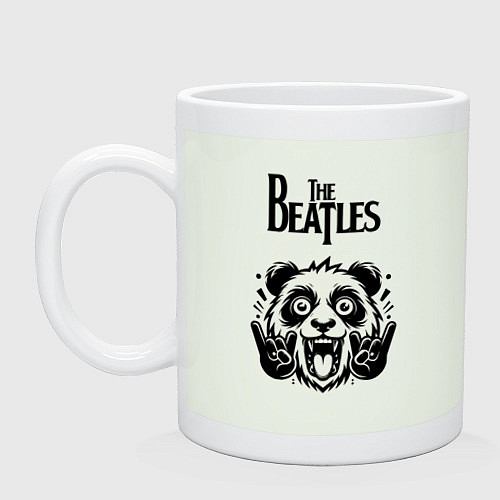Кружка The Beatles - rock panda / Фосфор – фото 1