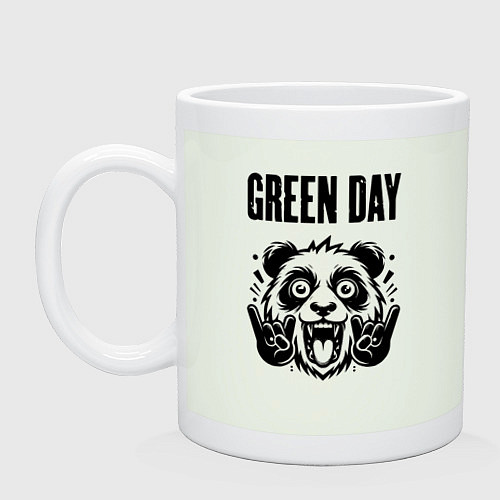 Кружка Green Day - rock panda / Фосфор – фото 1