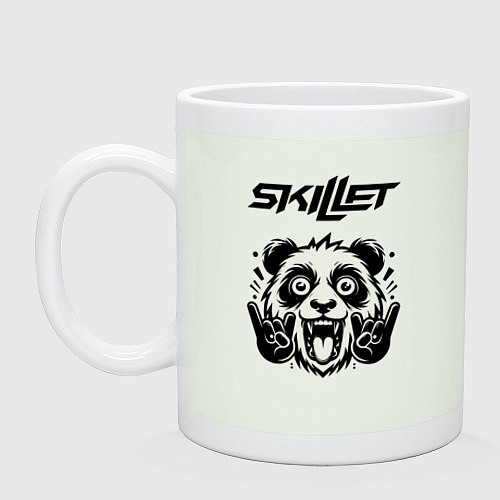 Кружка Skillet - rock panda / Фосфор – фото 1