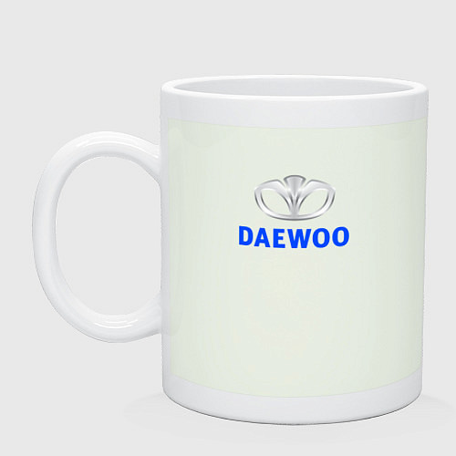 Кружка Daewoo sport auto logo / Фосфор – фото 1