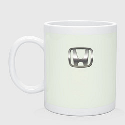 Кружка керамическая Honda logo auto grey, цвет: фосфор