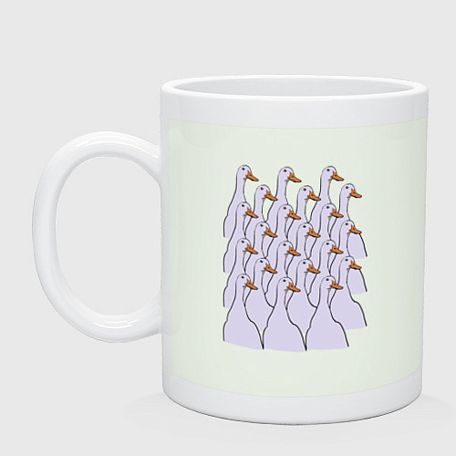 Кружка Утки в строю / Фосфор – фото 1