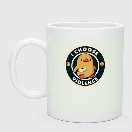Кружка Утка выбирает насилие / Фосфор – фото 1