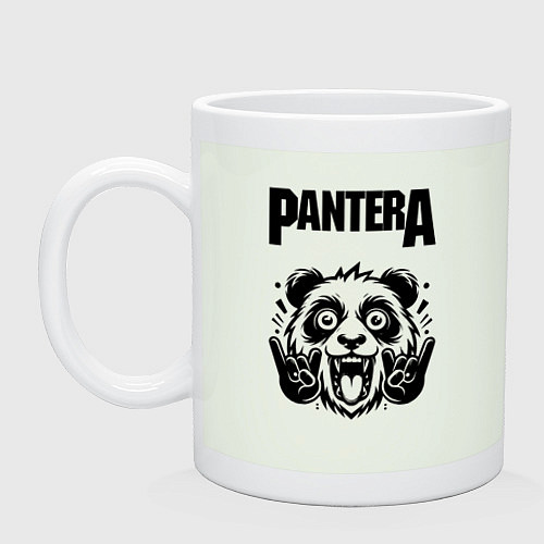 Кружка Pantera - rock panda / Фосфор – фото 1
