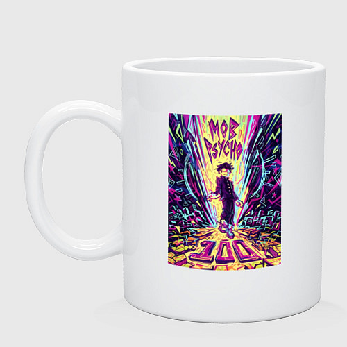 Кружка Моб Психо Шигэо Кагэяма / Белый – фото 1