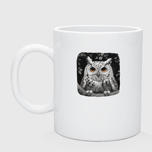 Кружка Гамма сова / Белый – фото 1