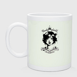 Кружка керамическая Девушка - красивый сплэш, цвет: фосфор