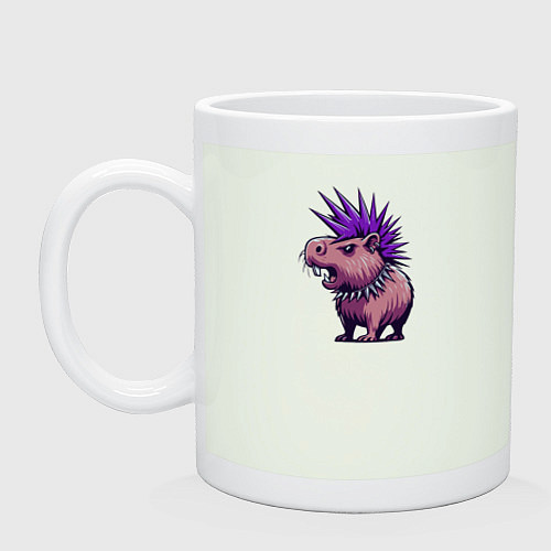 Кружка Суровая панк капибара / Фосфор – фото 1