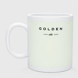 Кружка керамическая BTS Golden, цвет: фосфор