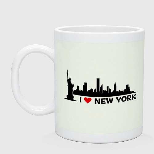 Кружка I love New York / Фосфор – фото 1