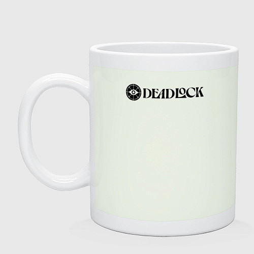 Кружка Deadlock white logo / Фосфор – фото 1