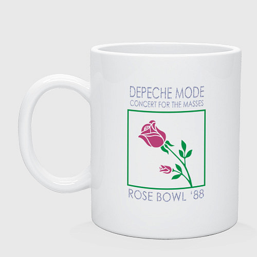 Кружка Depeche Mode - Rose Bowl 88 / Белый – фото 1