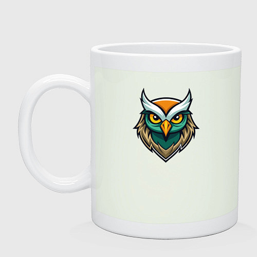 Кружка Голова филина / Фосфор – фото 1