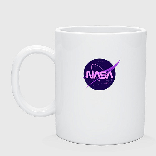 Кружка NASA logo / Белый – фото 1