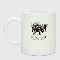 Кружка керамическая The Witcher 3 team, цвет: фосфор