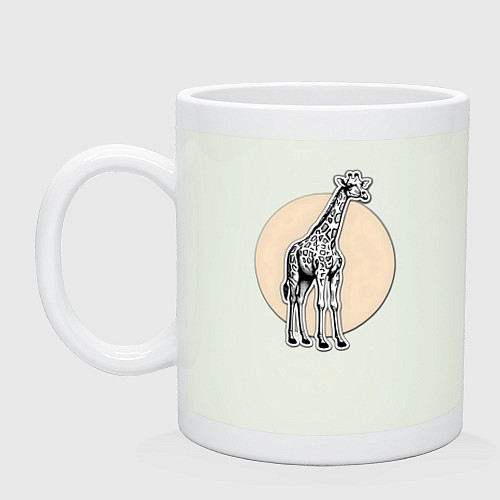 Кружка Круг жираф / Фосфор – фото 1