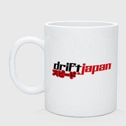 Кружка керамическая DRIFT JAPAN streetstyle, цвет: белый