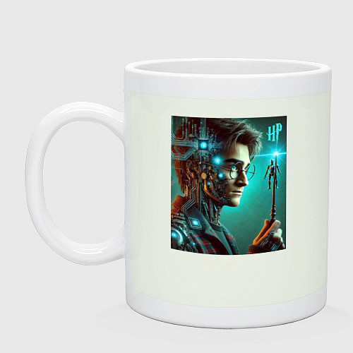 Кружка Harry Potter - cyberpunk fantasy / Фосфор – фото 1