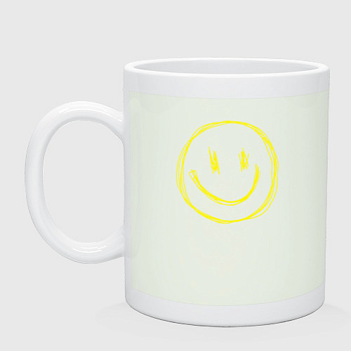 Кружка Смайлик желтый / Фосфор – фото 1