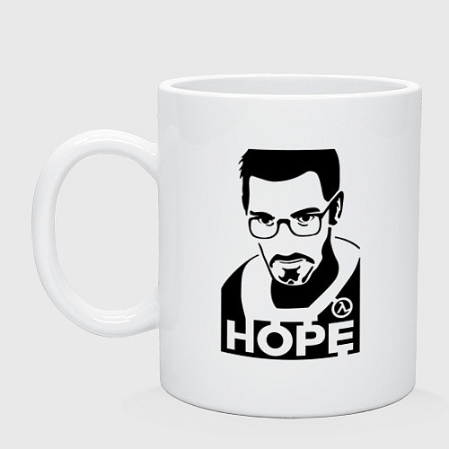 Кружка Gordon Freeman - надежда / Белый – фото 1