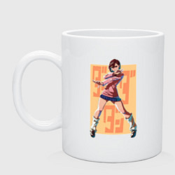 Кружка керамическая Momo Ayase, цвет: белый