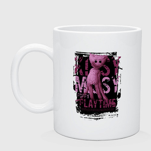 Кружка Кисси Мисси из Poppy Playtime / Белый – фото 1