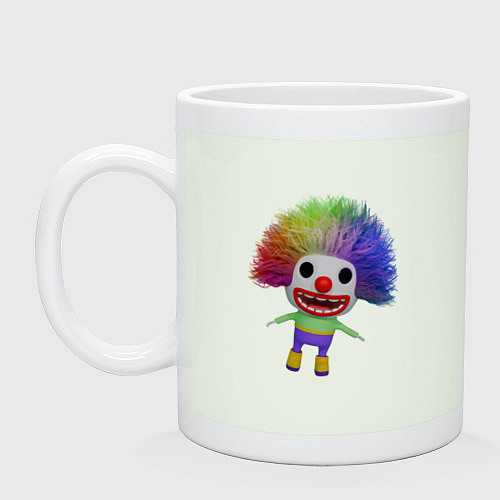Кружка Cartoon clown colorful hair / Фосфор – фото 1