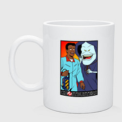 Кружка керамическая Ghostbusters - Winston and the sandman, цвет: белый